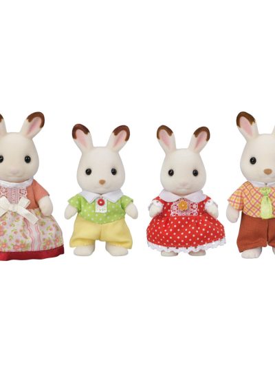 Chocolate Rabbit Family