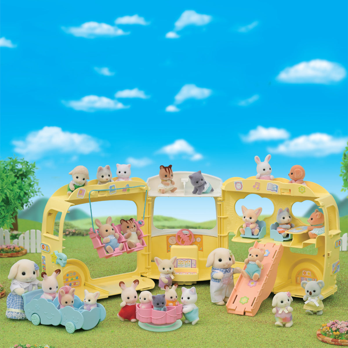 Rainbow Fun Nursery Bus - Image 2
