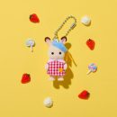 Nursery Chocolate Rabbit Baby Key Chain