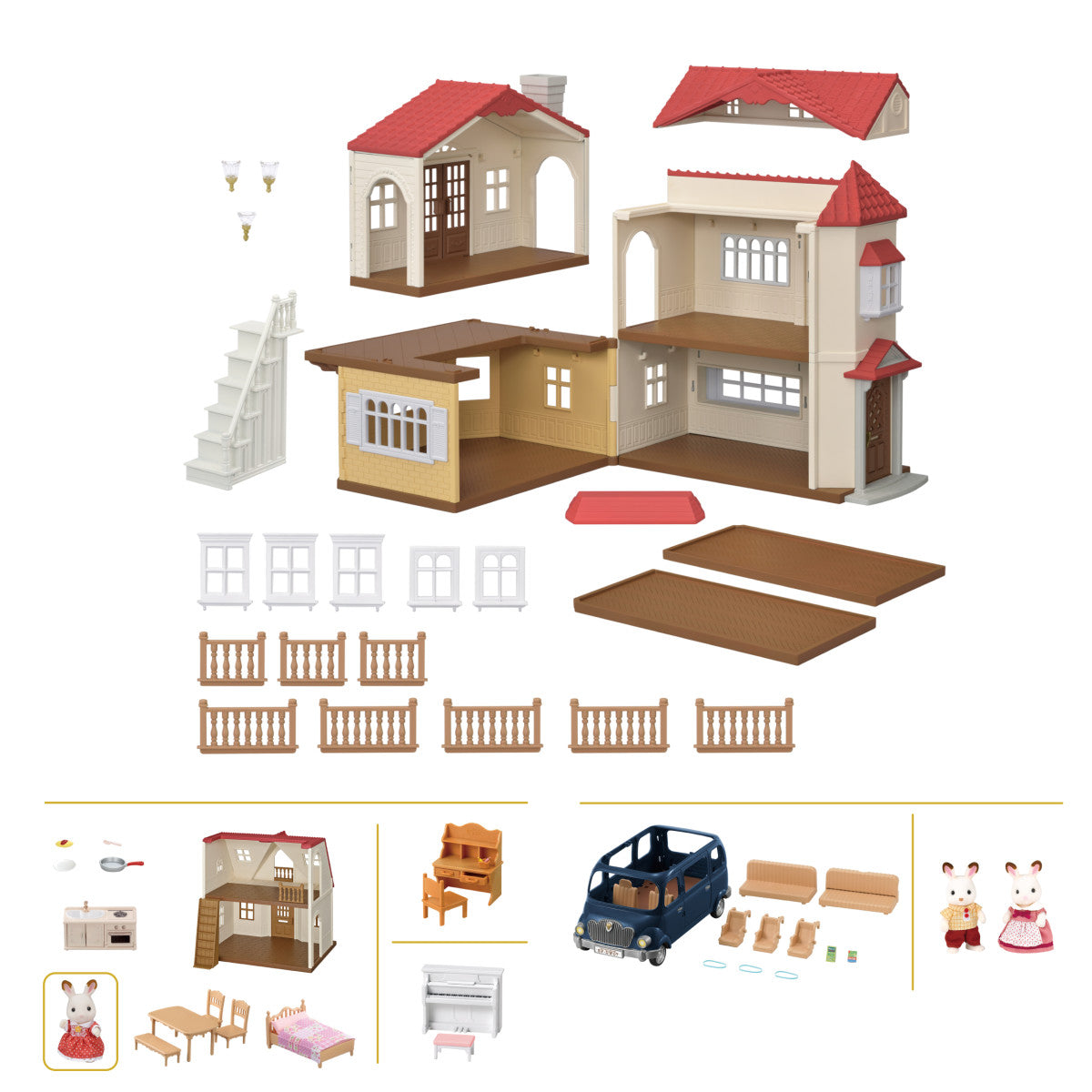 Red Roof Grand Mansion Gift Set - Image 3